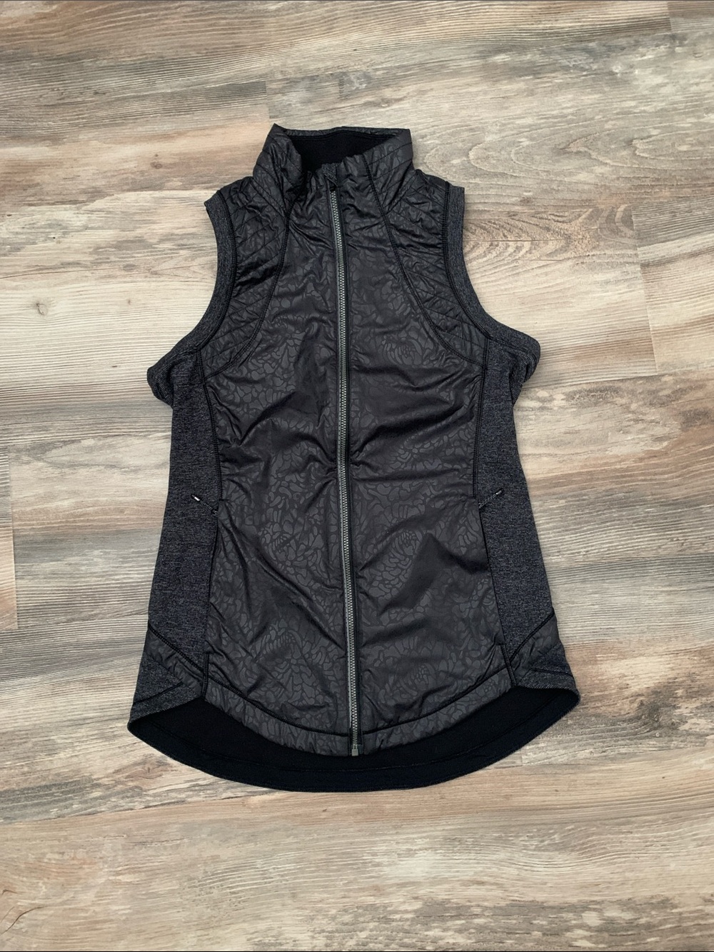 lululemon athletica Black Quilted Athletic Vest